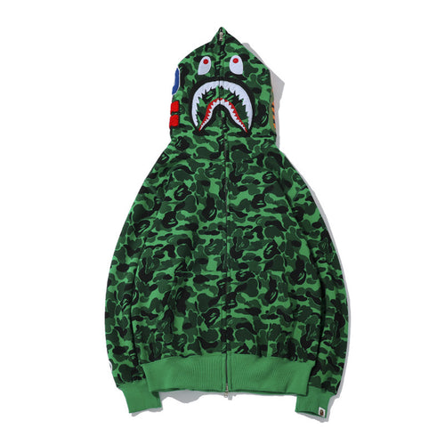 3D Shark Head Hoodie with Zipper for Cosplay